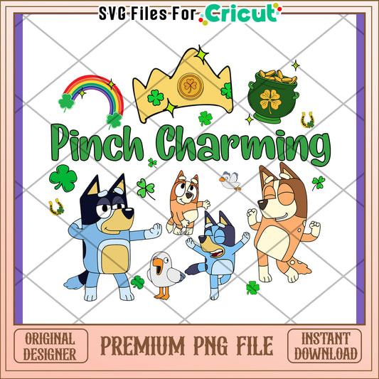 Pinch Charming PNG Design for Festive Celebrations
