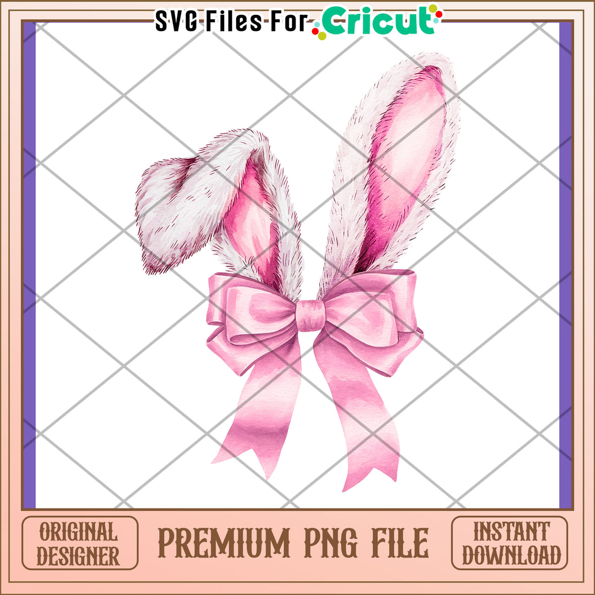 Pink Rabbit Ears Png Pink Bunny Ears PNG, Instant Download – svg files for cricut