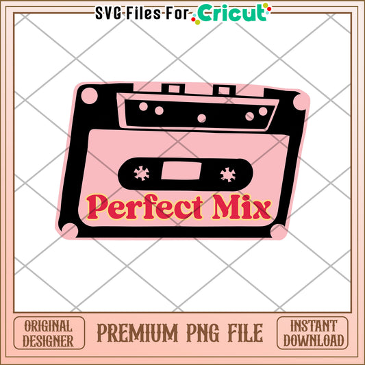 Pink Cassette Tape PNG Perfect Mix