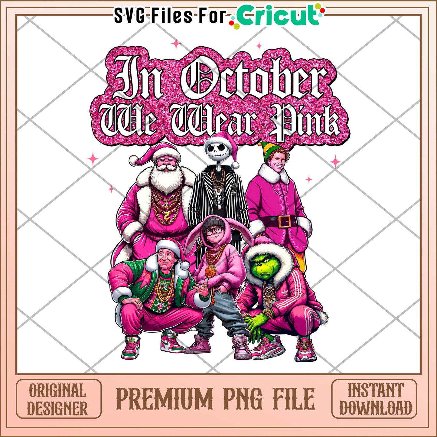 Pink Christmas png, halloween jokes​ png, halloween drawings​ png