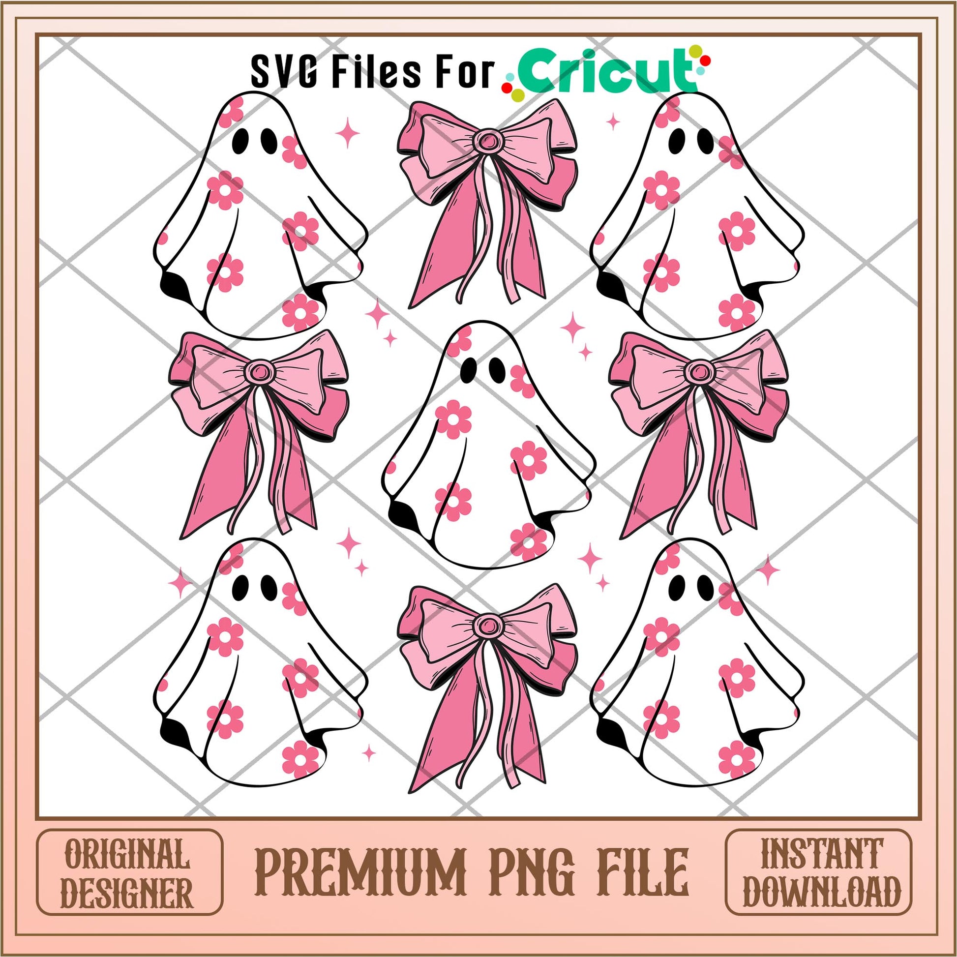 Pink Ghost Coquette png, Disney characters png, Digital Download