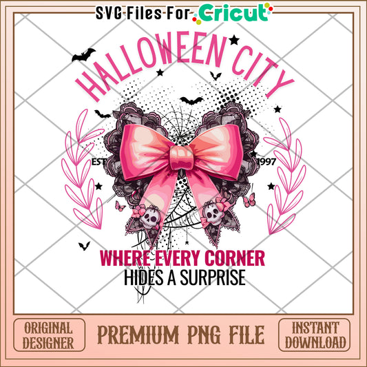 Pink bowtie png, halloween horror nights png, halloween png