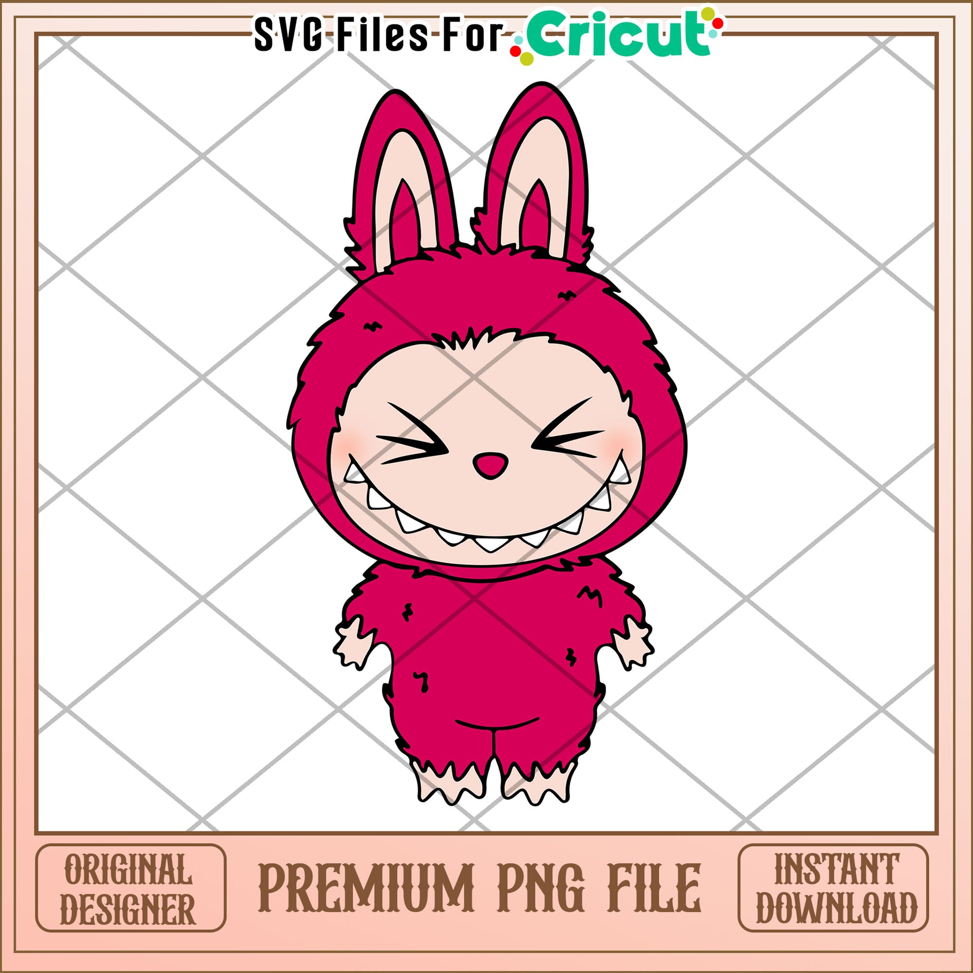 Pink Laboo Pink labubu design png, labubu keychain png, independence doll png ...
