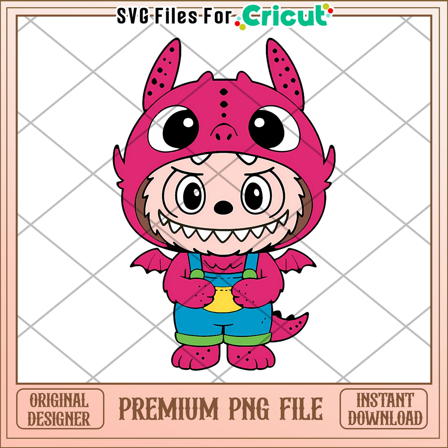 Pink toothless costume png, secret labubu​ png, labubu art​​​ png