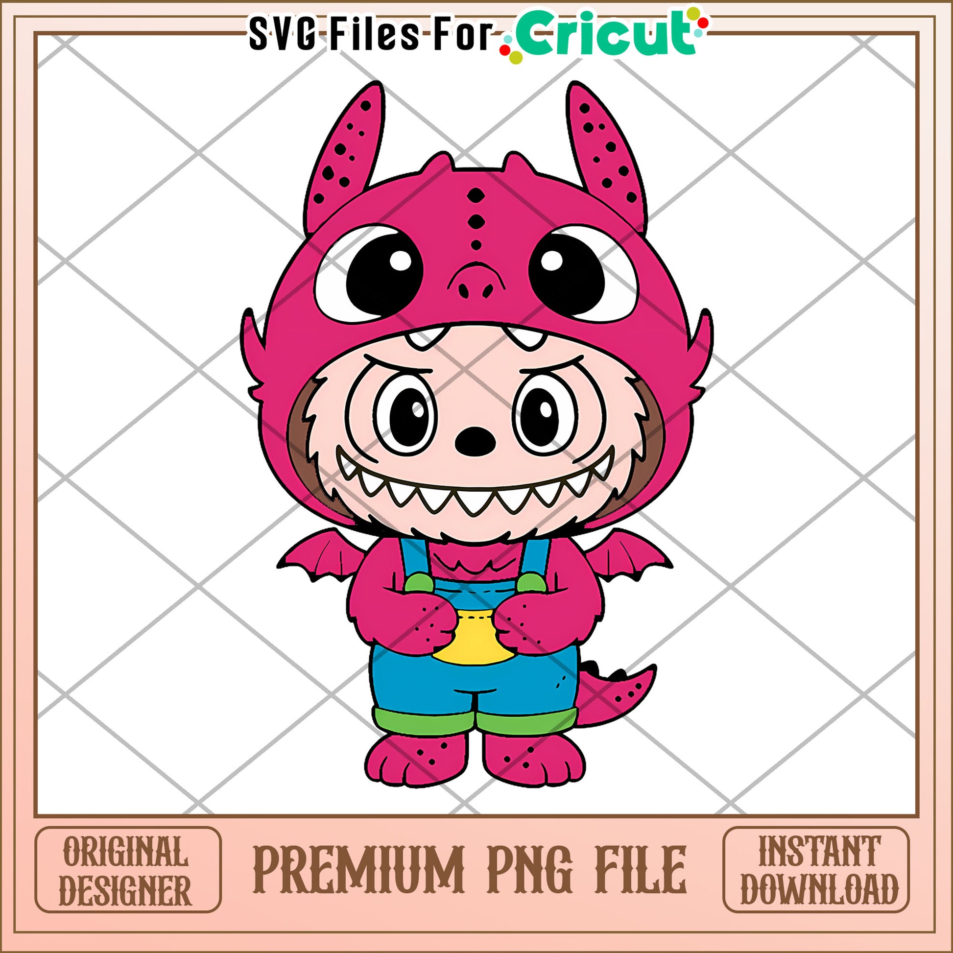 Pink toothless costume png, secret labubu​ png, labubu art​​​ png