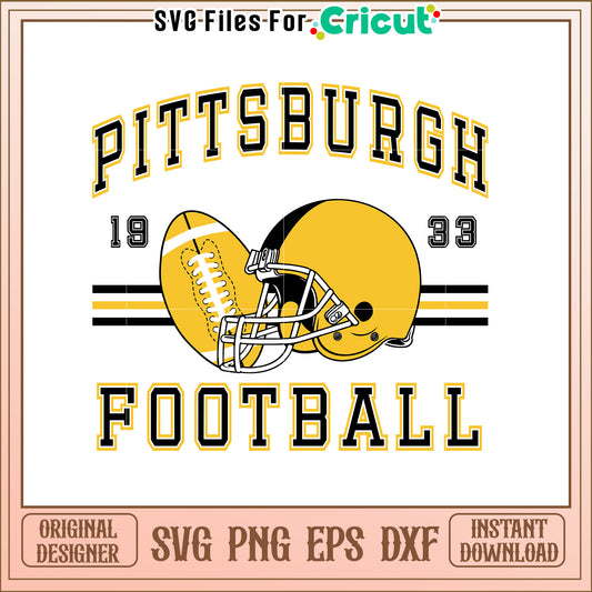 Pittsburgh Football SVG Design for Sports Fans