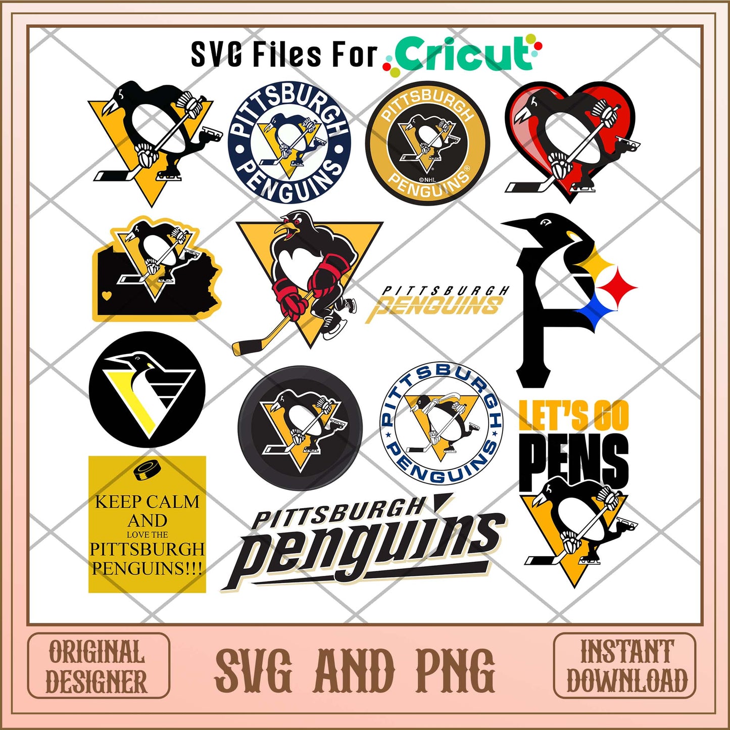 Pittsburgh Penguins svg, Pittsburgh Penguins svg bundle, NHL svg