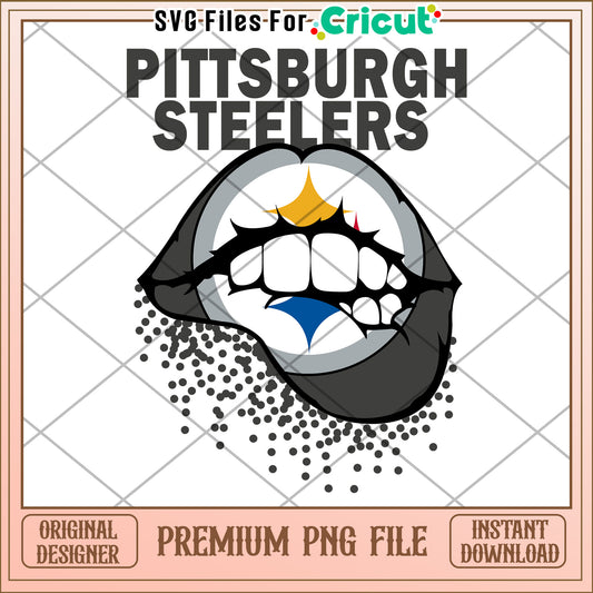 Pittsburgh Steelers PNG Design for Cricut, Unique Sports Decor