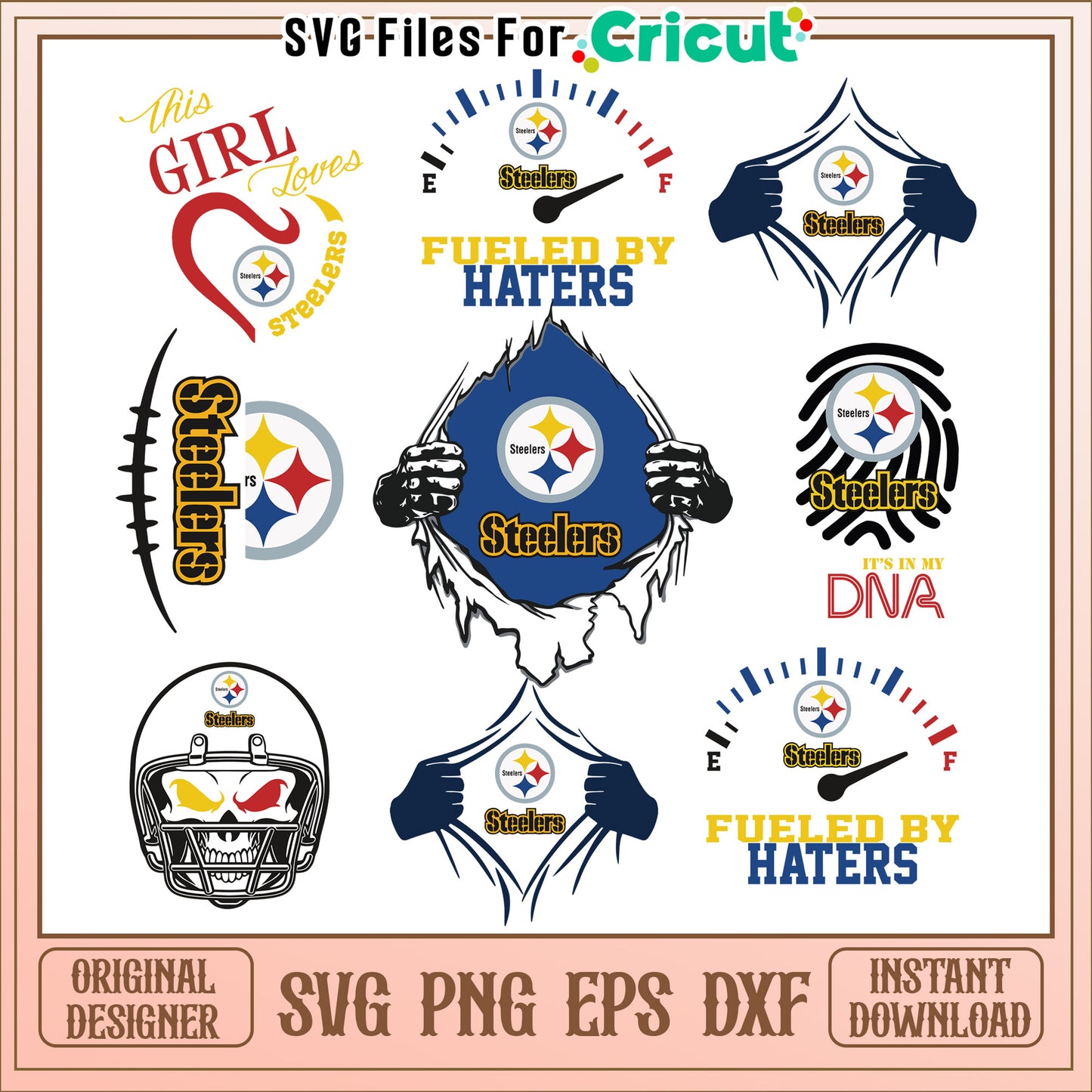 Pittsburgh Steelers SVG Bundle