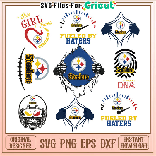 Pittsburgh Steelers SVG Bundle