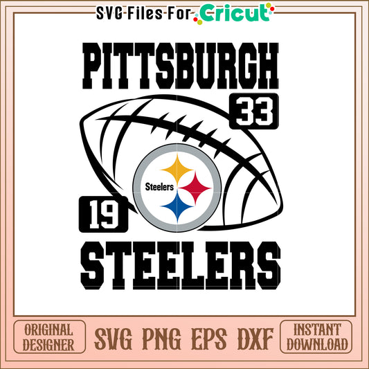 Pittsburgh Steelers SVG Logo Design