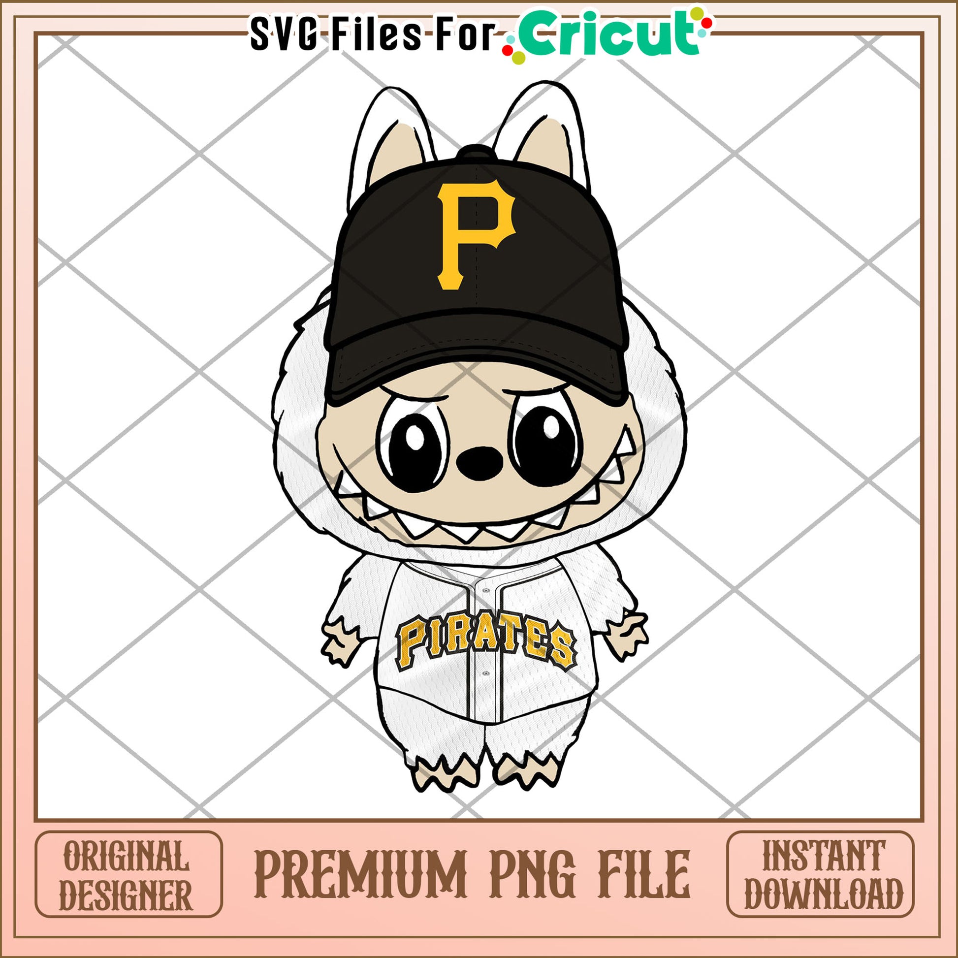Pittsburgh pirates labubu png, mlb teams png, mlb american png