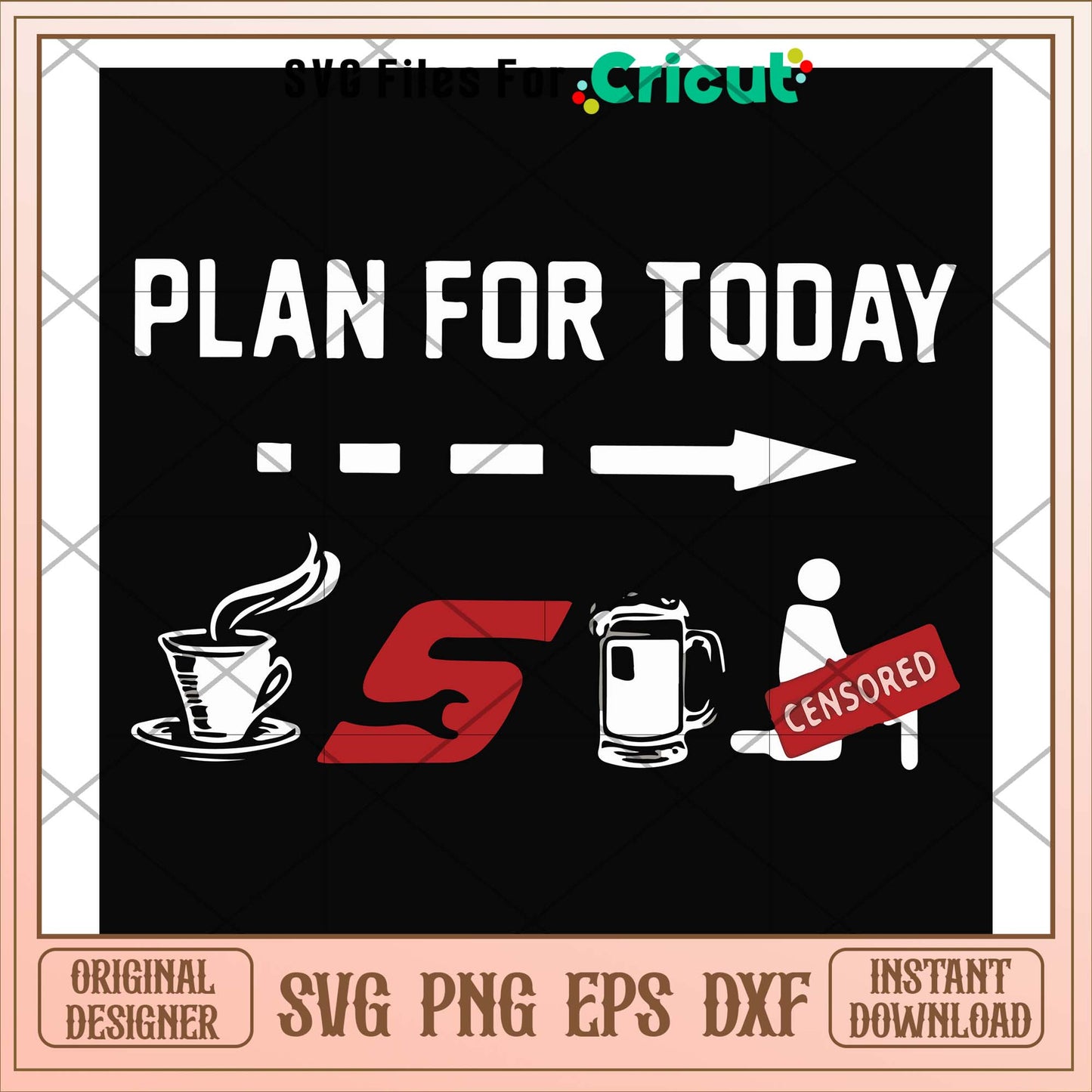 Plan for today coffee beer svg, coffee svg, funny svg