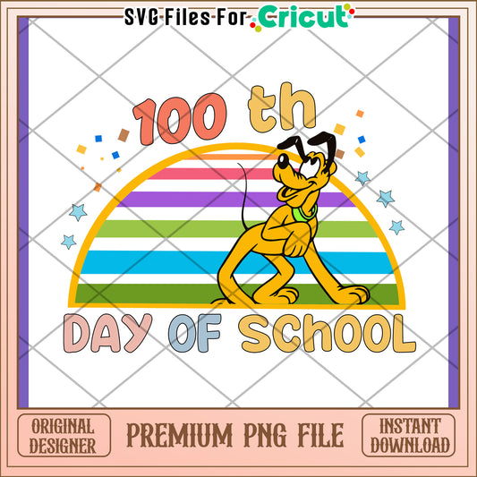 Pluto 100th Day School PNG
