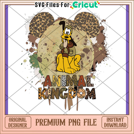 Pluto Animal Kingdom PNG Design