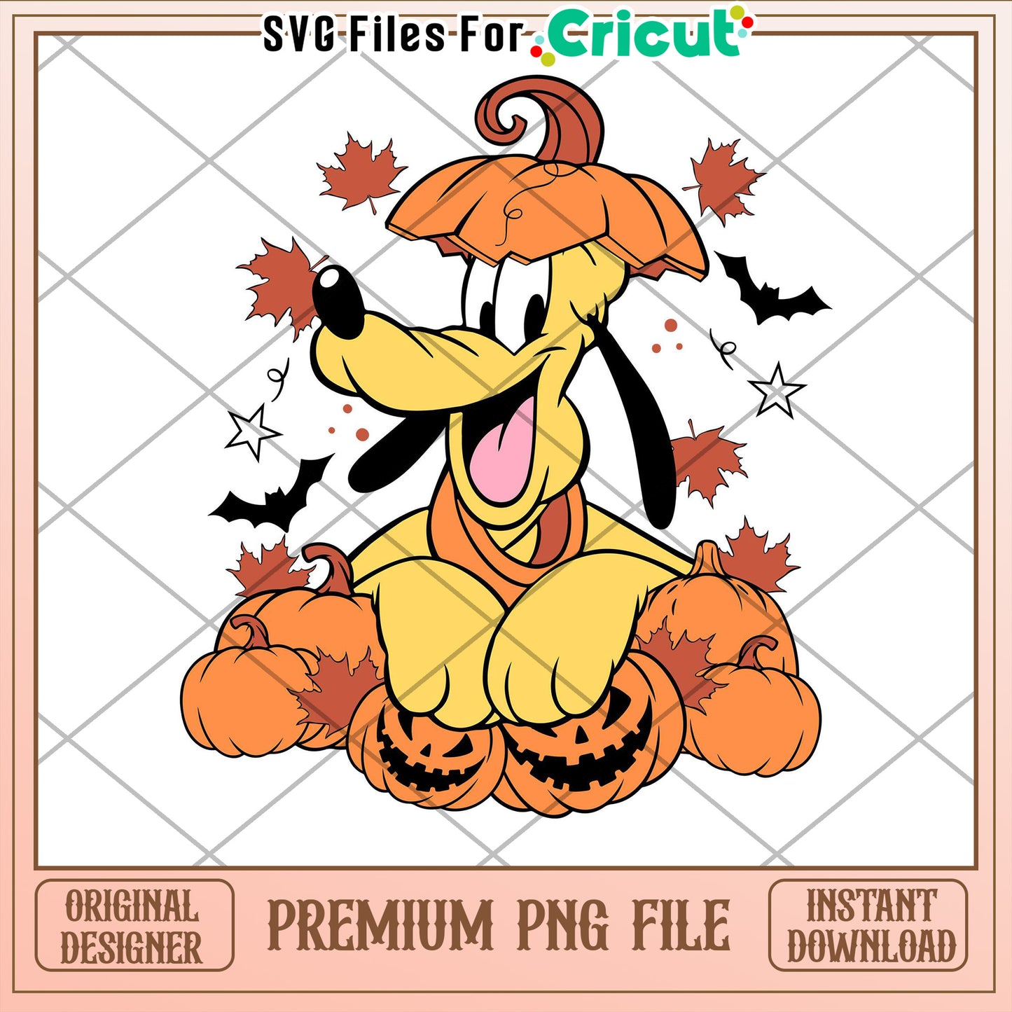 Pluto Pumpkin Halloween PNG