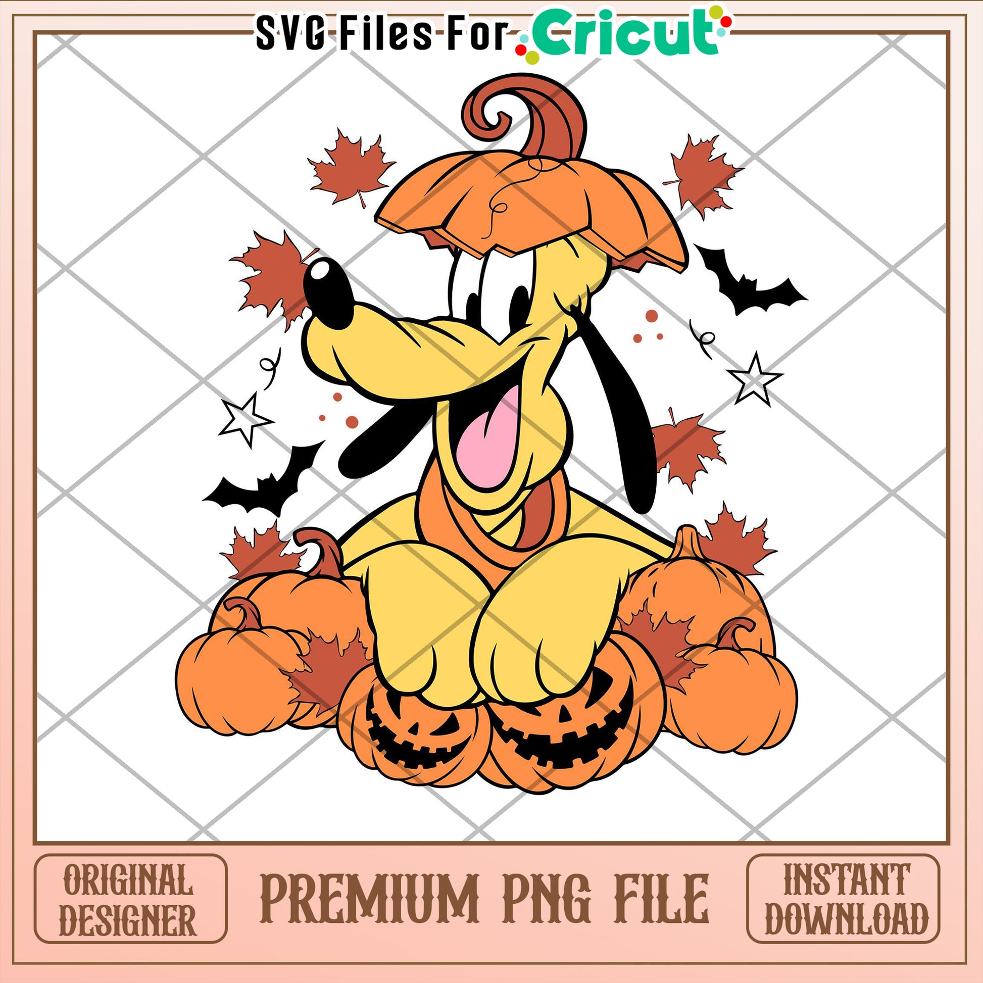 Pluto Pumpkin Halloween PNG