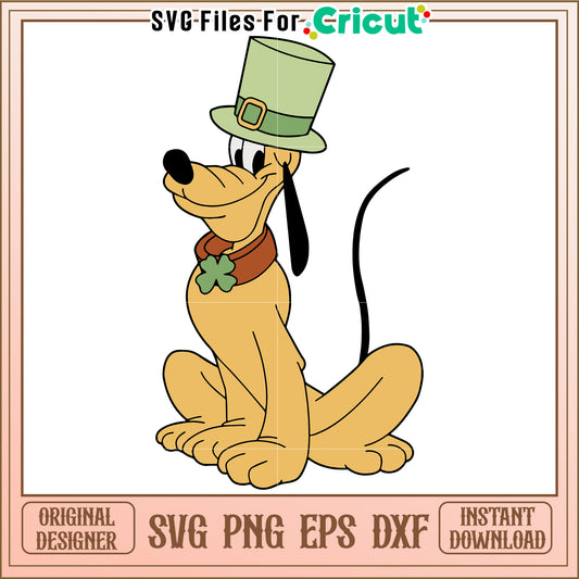 Pluto St Patricks Day SVG PNG EPS DXF