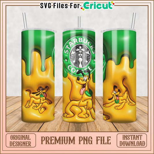 Pluto Starbucks Tumbler PNG