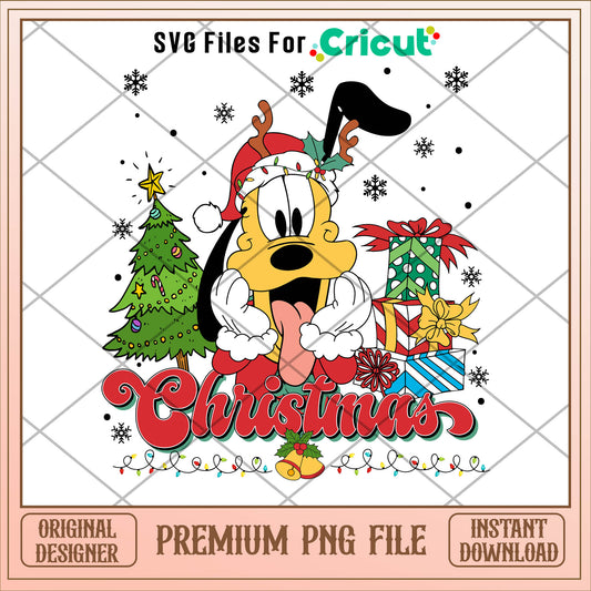 Pluto dog christmas day svg, Pluto dog svg, chrismas svg