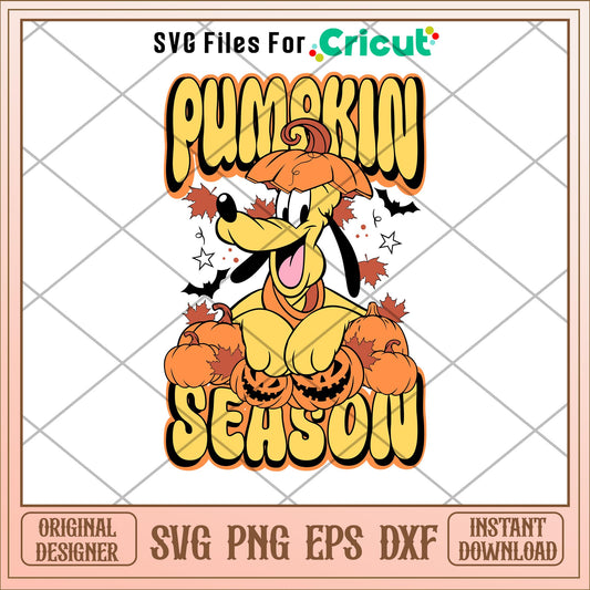 Pluto dog pumkin season svg, pluto dog svg, halloween svg
