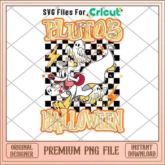 Pluto's halloween png, pluto dog png, halloween png