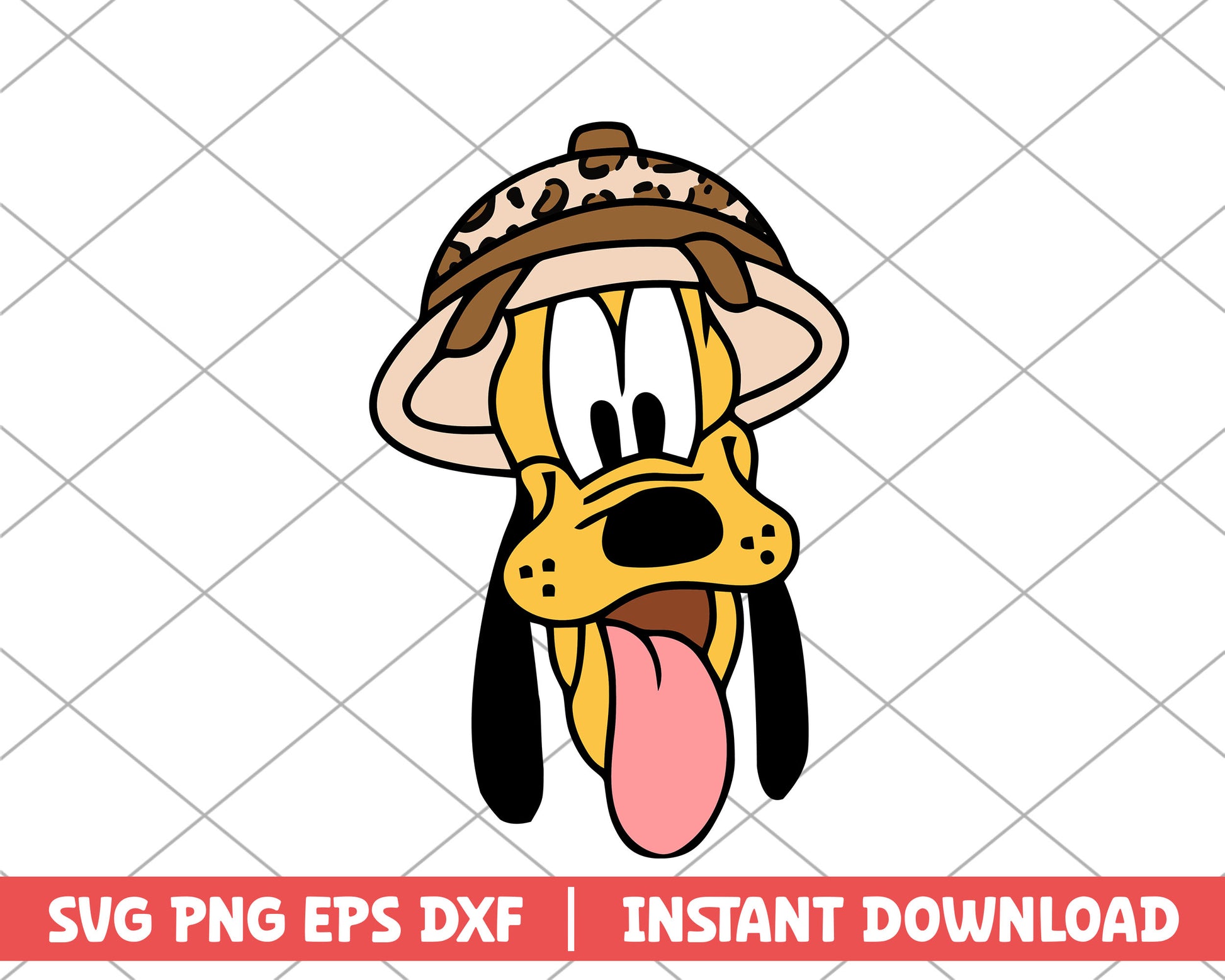 Pluto disney character disney svg