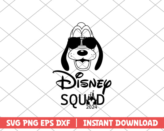 Pluto disney squad 2024 disney svg