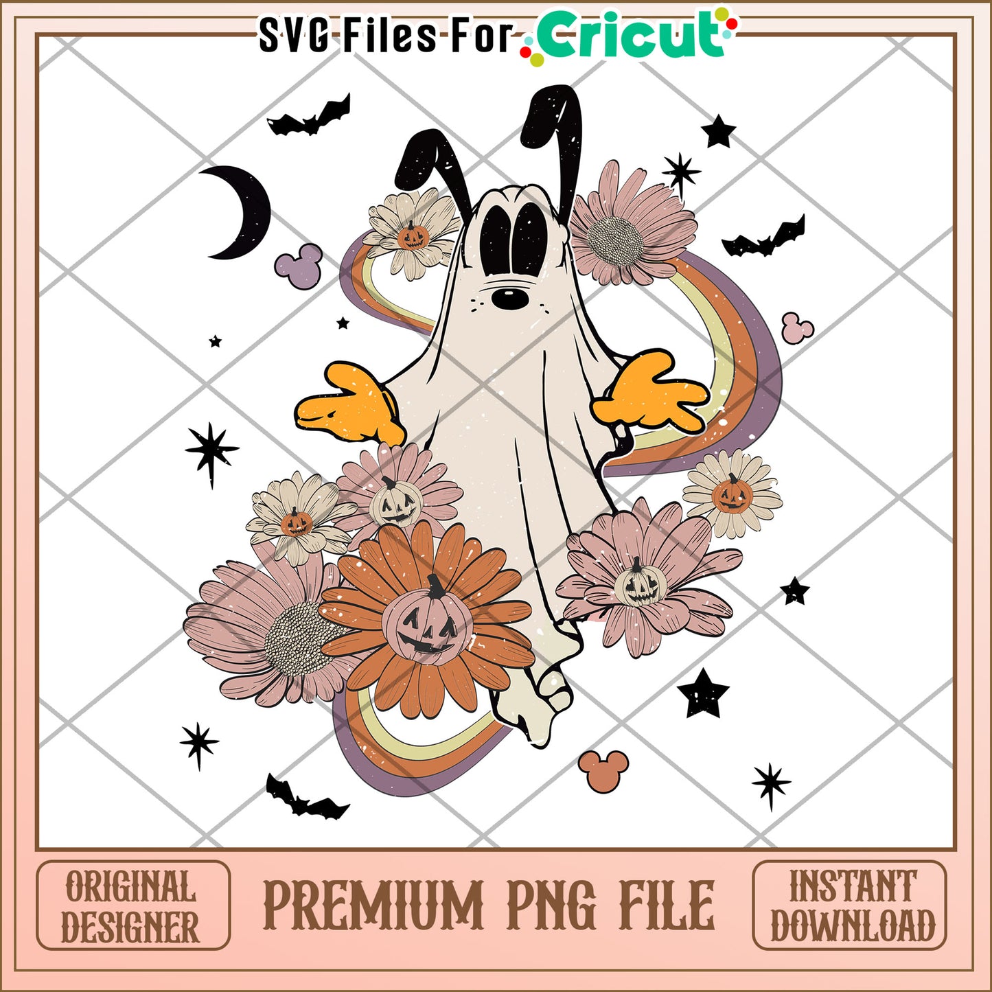 Pluto ghoul png, halloween​ candy png, halloween pumpkin png