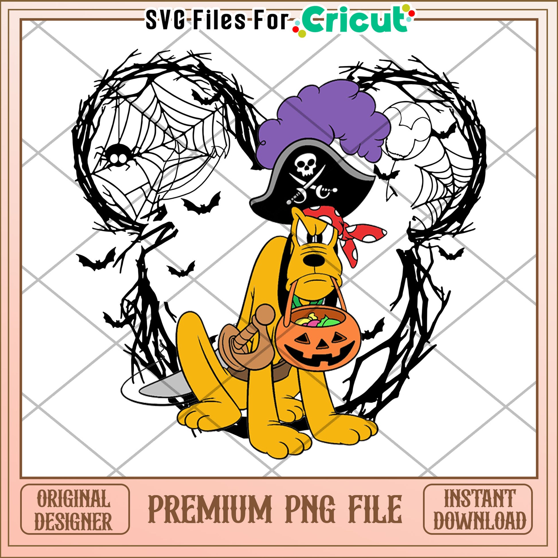 Pluto grumpy png, halloween events​ png,trick or treat png