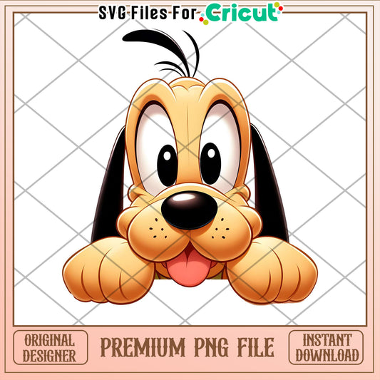 Plutons Face PNG Cricut File Instant Download