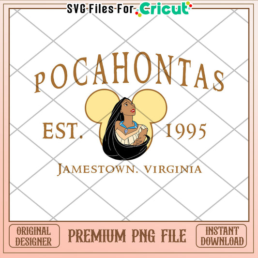 Pocahontas PNG 1995 Jamestown Virginia