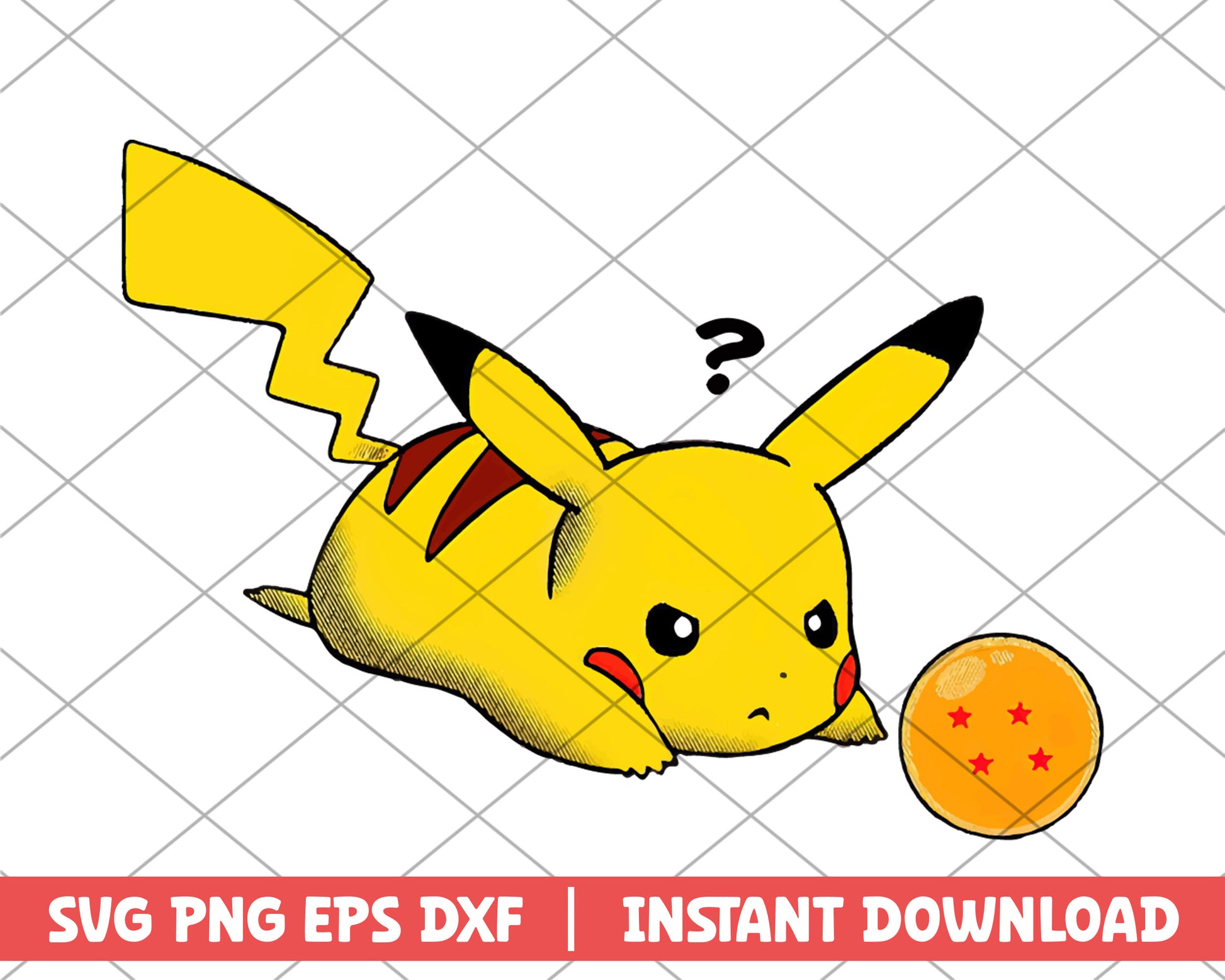 Pokemon pikachu dragon ball anime svg