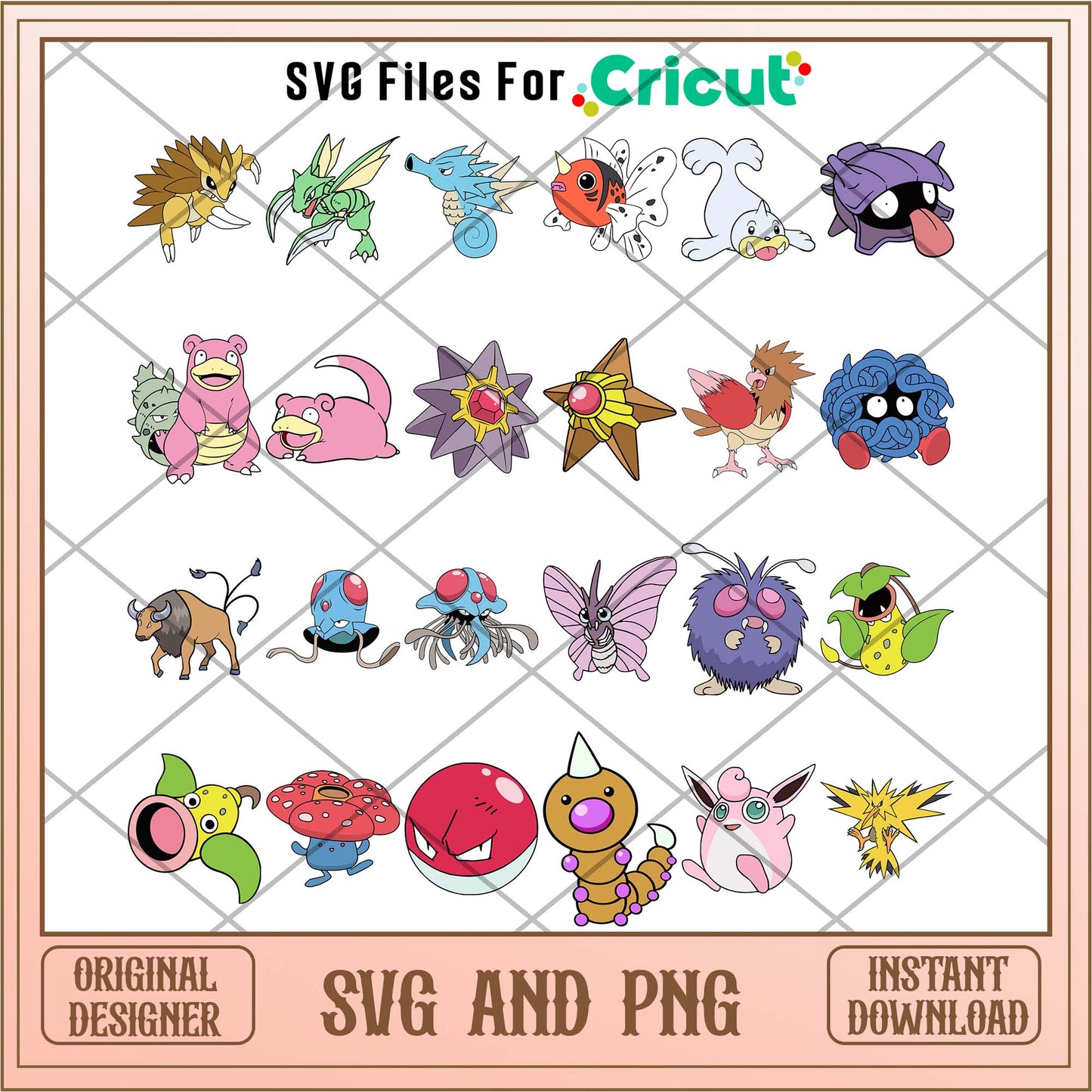 Pokemon small cute friends svg bundle, Pokemon svg - Svgfileforcricut
