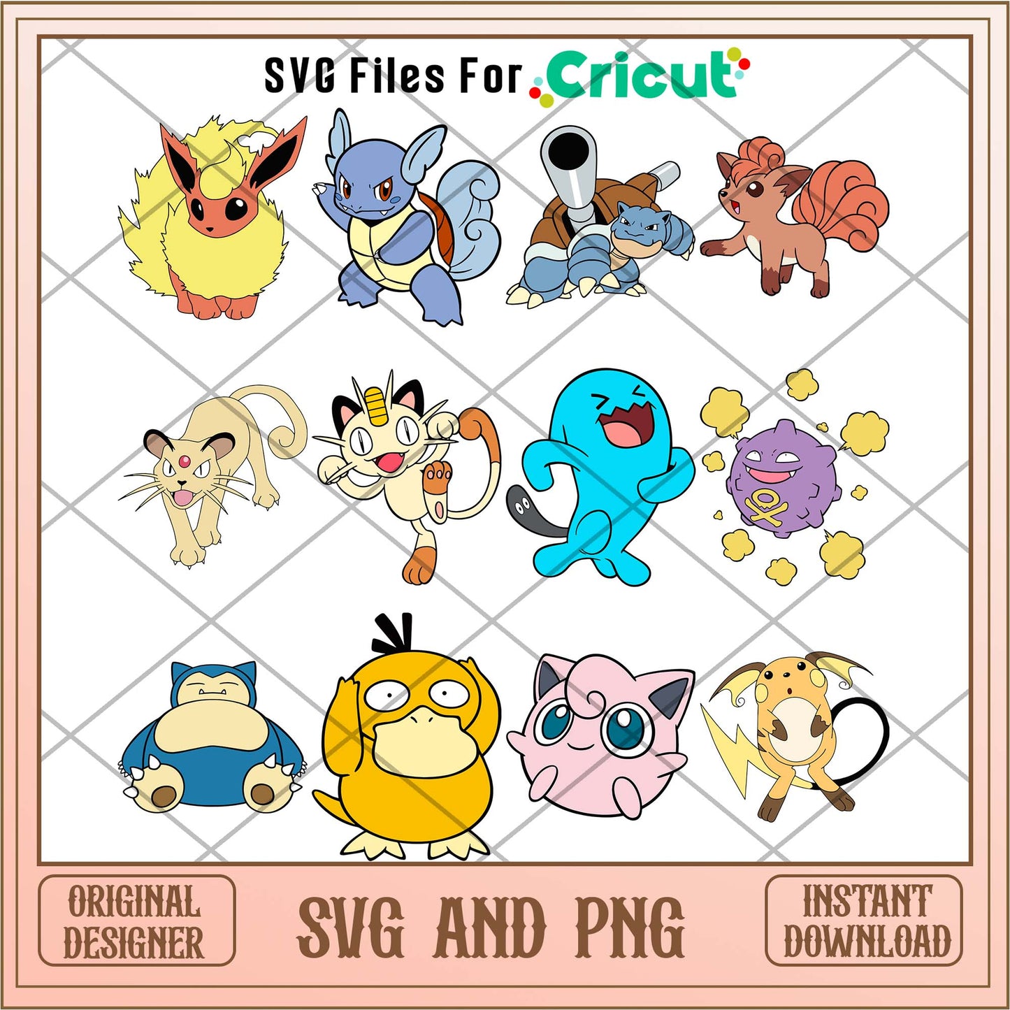 Pokemon svg bundle, Pokemon friends svg bundle - Svgfileforcricut