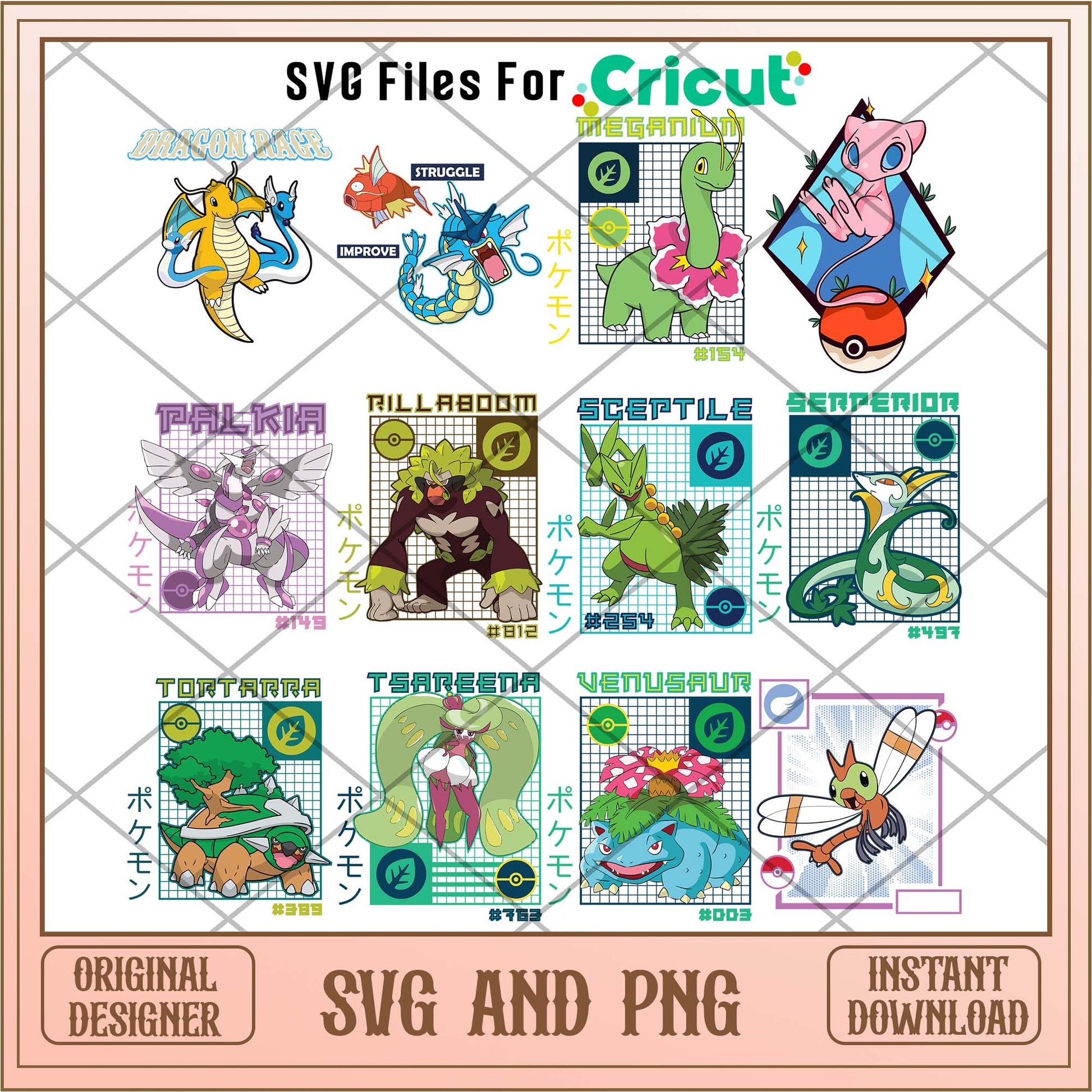 Pokemon characters svg, Pokemon anime bundle - Svgfileforcricut