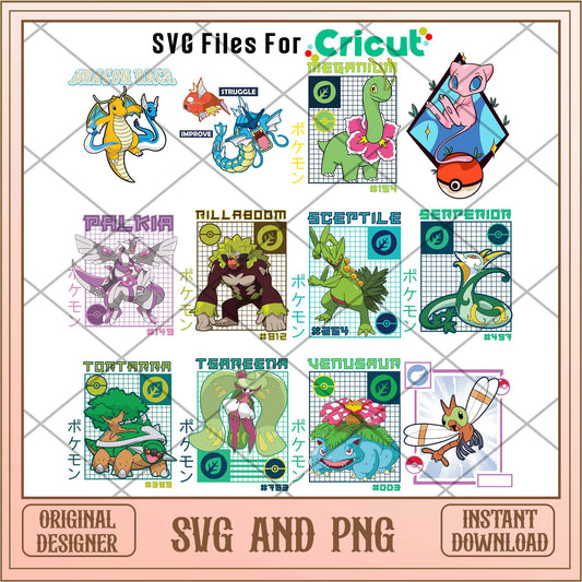 Pokemon characters svg, Pokemon anime bundle - Svgfileforcricut