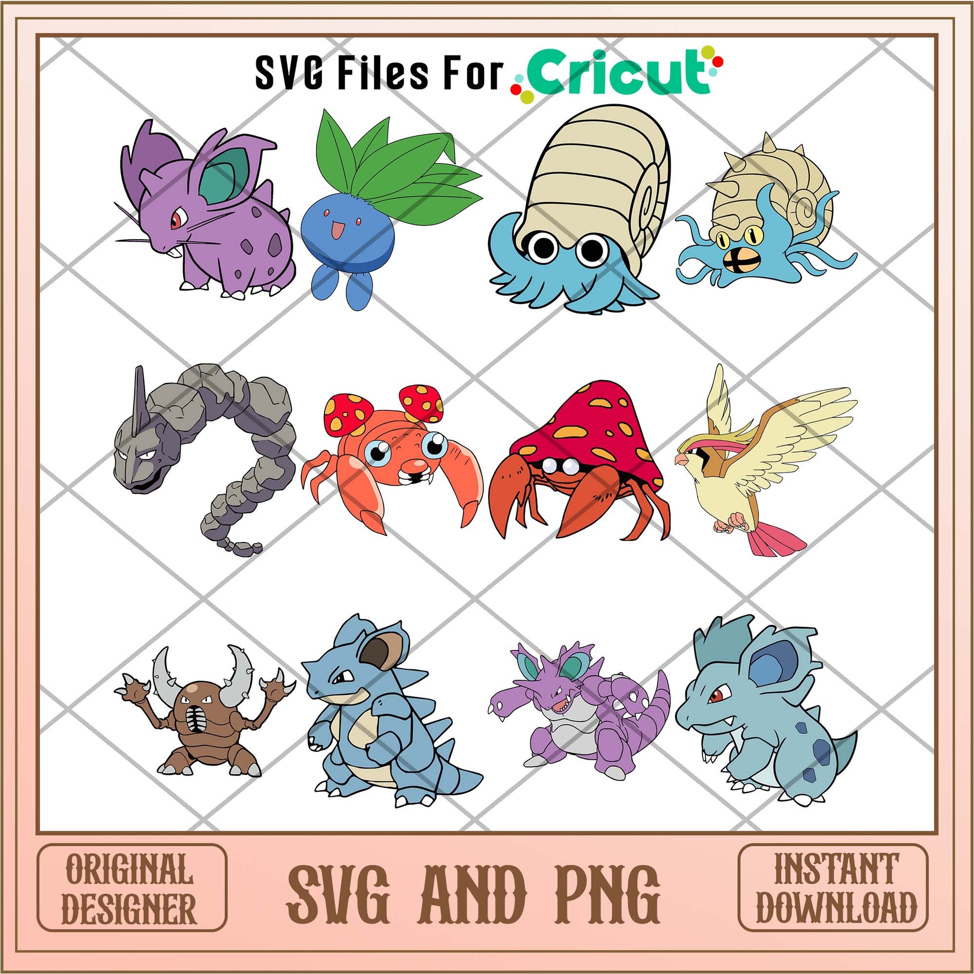 Pokemon characters svg bundle, Pokemon svg bundle - Svgfileforcricut