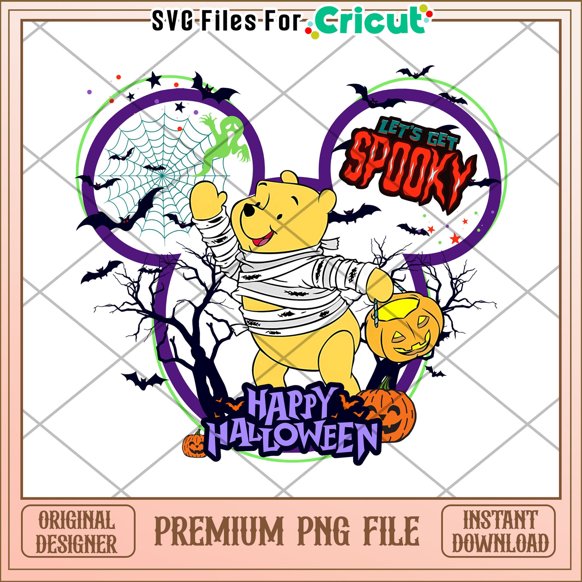 Pooh happy halloween png, halloween​ costumes png, halloween store png