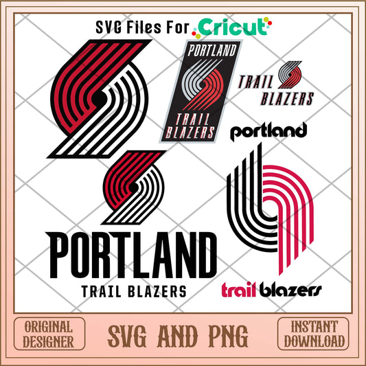 Portland Trail Blazers svg, Portland Trail Blazers svg bundle, NBA svg