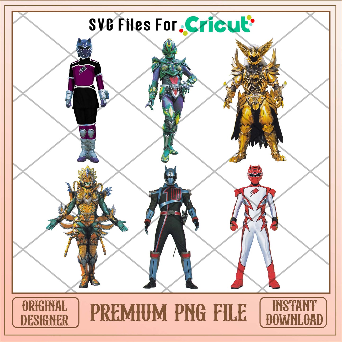 Power Rangers villains png bundle