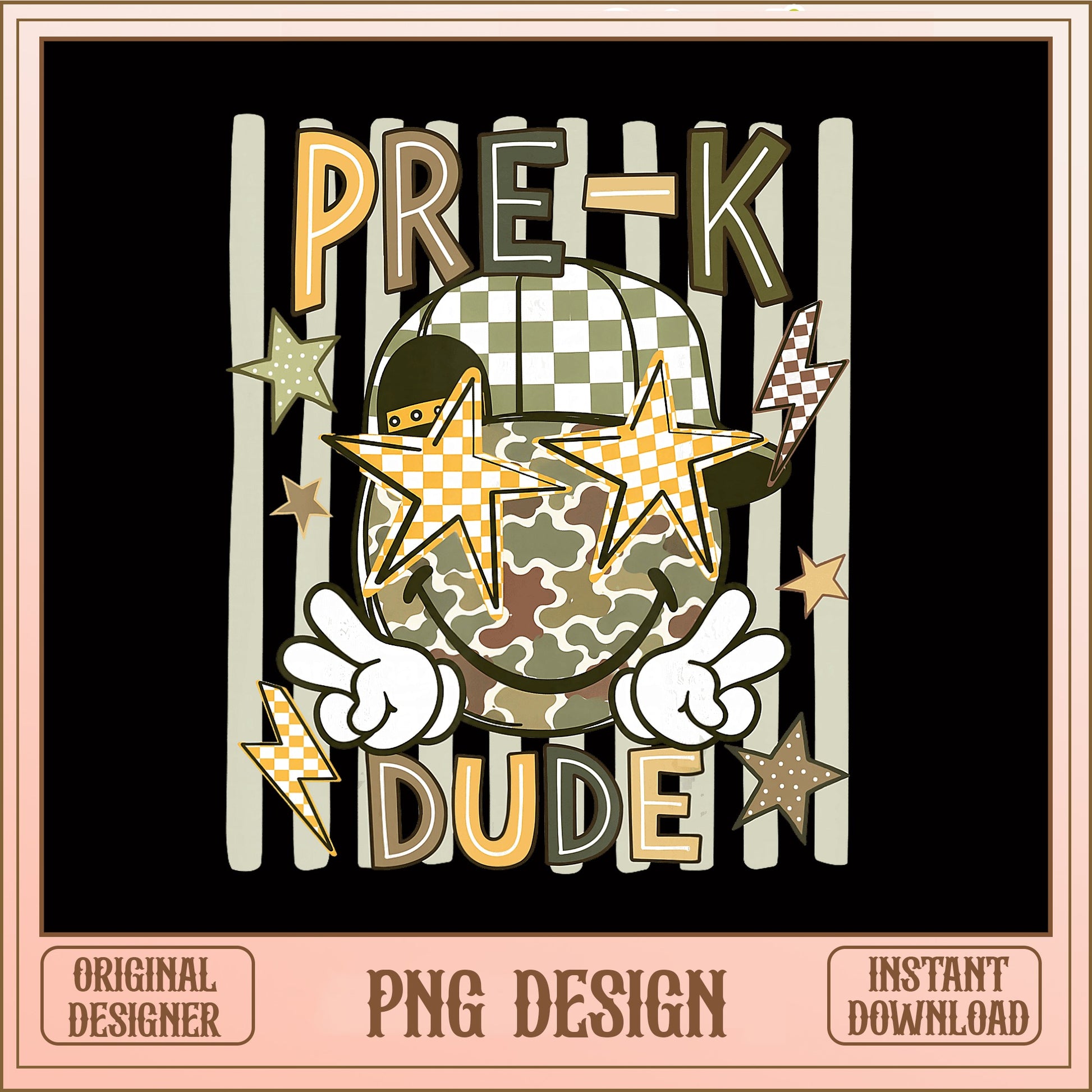 Pre-K Dude PNG, Back To School Boy PNG, Smiley Face PNG