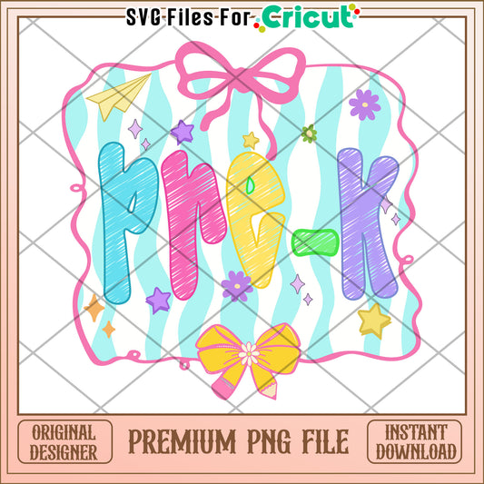 Pre k design png, making learning fun​ png, back to school​ png