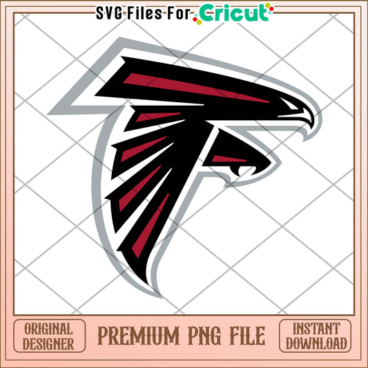 Premium Atlanta Falcons Logo PNG File, Perfect for Crafts and Designs