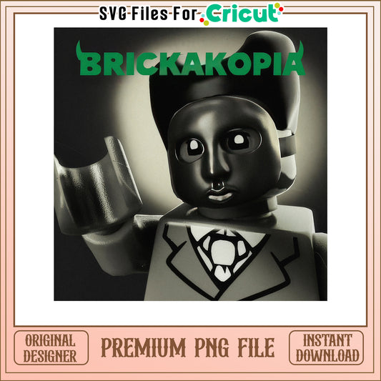 Premium Brickakopia PNG File for Instant Download, Ideal for Crafts