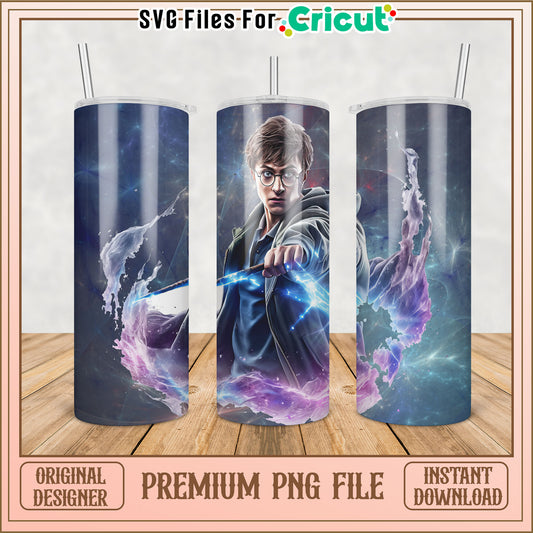 Premium Harry Potter Tumbler Design PNG for Cricut Projects Download