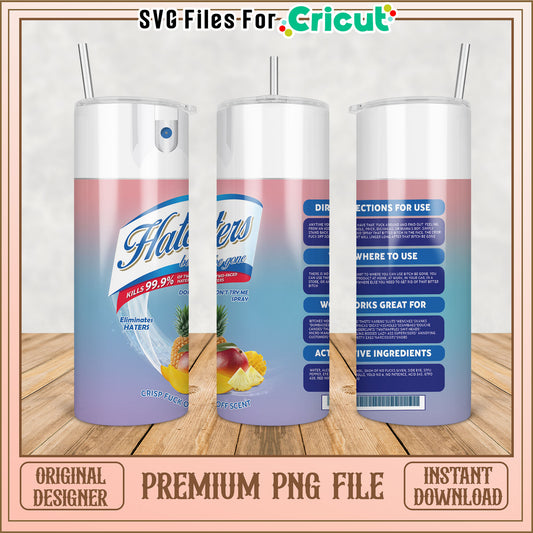 Premium Haters Be Gone Tumbler PNG File for Cricut Projects