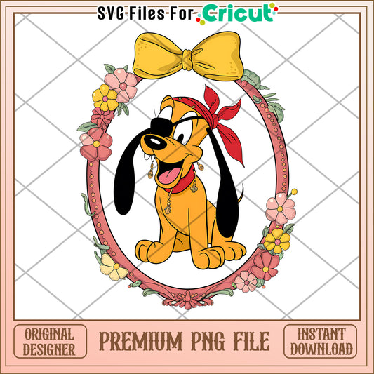 Premium PNG File of Cute Dog Character, Ideal for Craft Projects