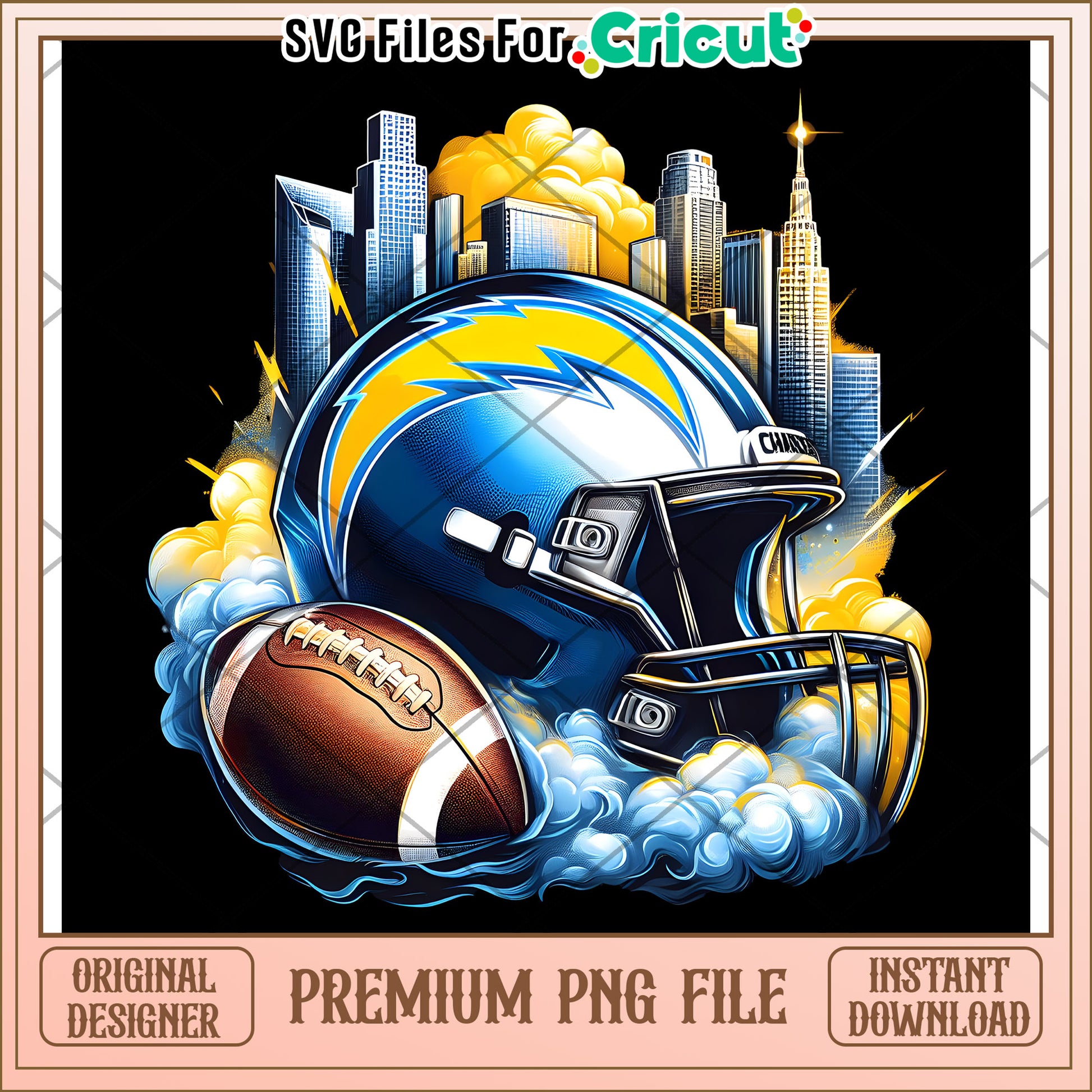 Premium PNG File of Football Helmet Graphic Design, Instant Download