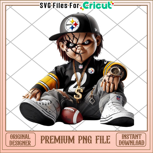 Premium PNG File of Stylized Football Character, Perfect for Crafts